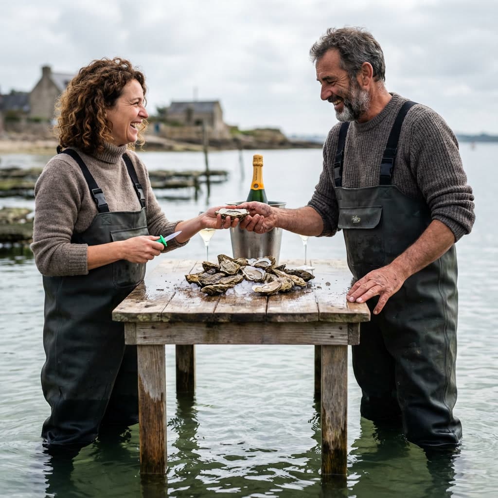 Oyster tasting experience — Gulf of Morbihan